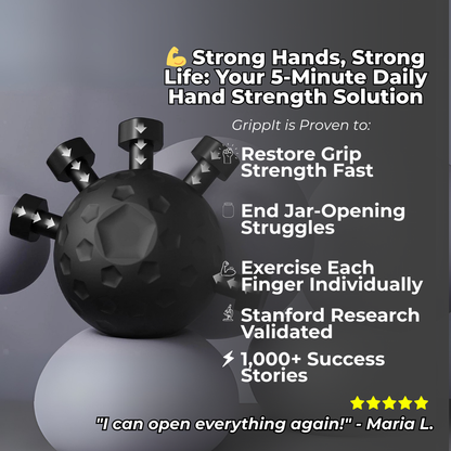 Regain Your Grip Strength in Just 5 Minutes a Day with GrippIt